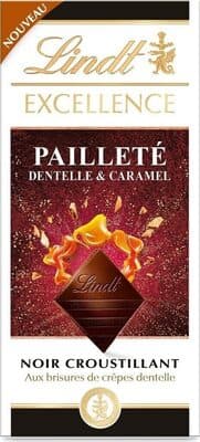 Chocolat Noir Pailleté Dentelle Caramel
