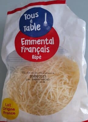 Emmental français râpé