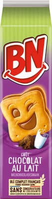 Biscuits au chocolat lait