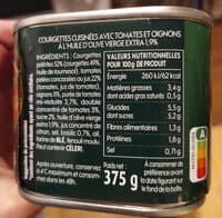 Courgettes à la Provençale 1/2