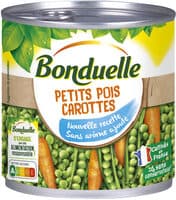 Pois carottes sans arôme ajouté 1/2