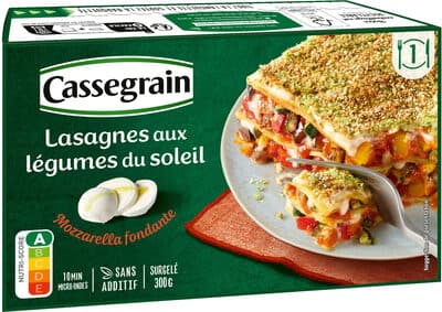 Lasagnes aux Légumes du Soleil 300G