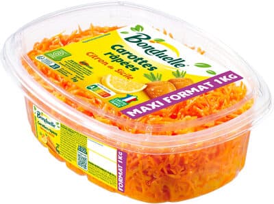 Carottes râpées au citron 1000g