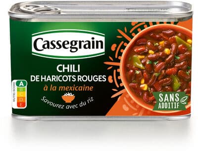 Chili de haricots rouges a la mex