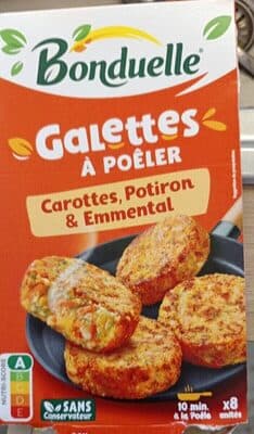 Galettes Car, Pot & Emmental 300g