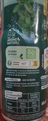 TSR MENTHE VERTE 60 CL