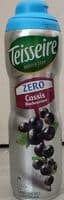 Sirop de cassis sans sucres