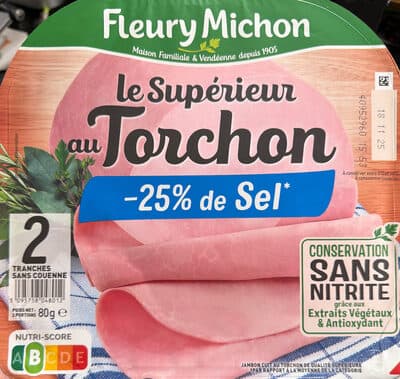 le supérieur au torchon 2 tranches sans couenne
