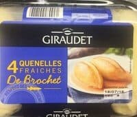 4 quenelles fraîches de brochet