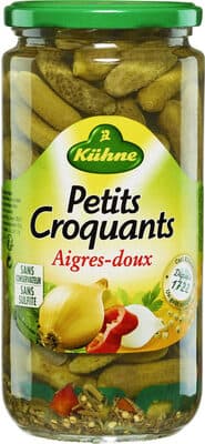 Cornichons aigres-doux Petits Croquants