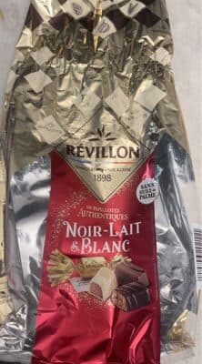 Papillotes authentiques noir-lait & blanc