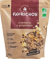 Cranberry & gingembre