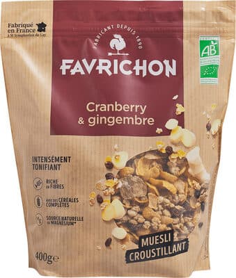 Cranberry & gingembre