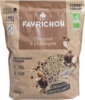 Céréales croustillantes chocolat & châtaigne