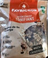 Muesli croustillant graines de lin & courge