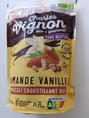 Muesli Bio Croustillant Amande Vanille