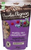 Céréales muesli croustillant superfruits Bio