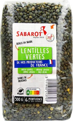 Lentilles vertes