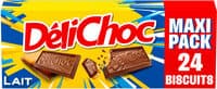 Biscuits Chocolatés DELICHOC au Chocolat au lait x24 - 300g