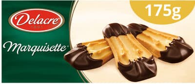 Biscuits DELACRE Marquisettes Biscuits Chocolat noir - 175g