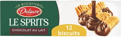 Biscuits Sablés DELACRE Sprits Chocolat au Lait - 200g