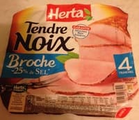 Tendre Noix, Broche (- 25 % de Sel) 4 Tranches