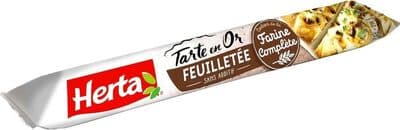 Pate feuilletée Tarte en or