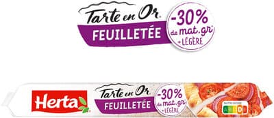 HERTA TARTE EN OR Pâte Feuilletée -30% M.G 230g