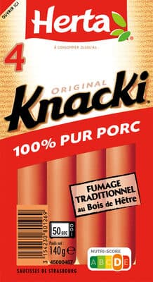 KNACKI 100% pur porc