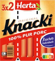 Saucisses 100% pur porc