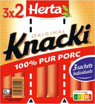 Saucisses 100% pur porc