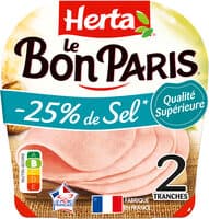 Le Bon Paris -25% de sel