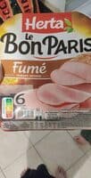 HERTA LE BON PARIS Jambon Fumé x6 -210g