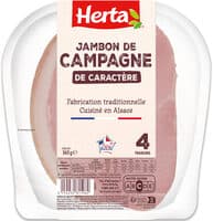 HERTA Jambon Campagne x4 -160g