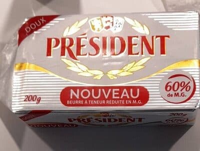 Beurre doux 60%
