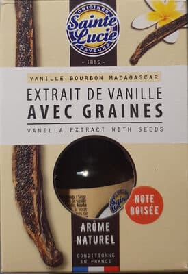 Extrait de vanille avec graines