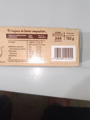 Daddy sucre demi rond pure canne