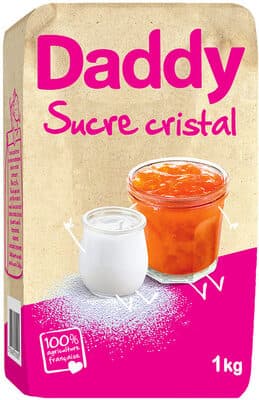 Daddy cristal sachet 1kg - gamme courants