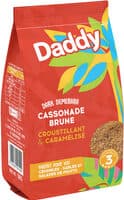 Cassonade pure canne dark demerara sachet daddy 500g