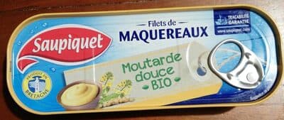 Filet de maquereaux a la moutarde douce bio