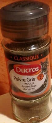 Poivre gris moulu