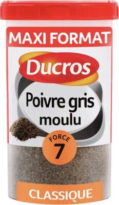 Poivre gris moulu