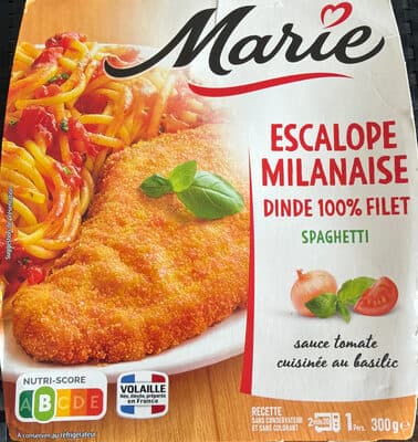 Escalope Milanaise, Dinde 100% filet
