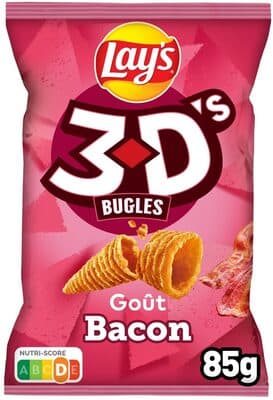 Lay's 3D's Bugles goût bacon
