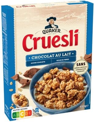 Quaker Cruesli Chocolat au lait