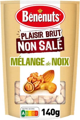 Bénénuts Plaisir brut Mélange de noix amandes, noix, cajous, noisettes