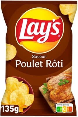 Chips saveur poulet rôti