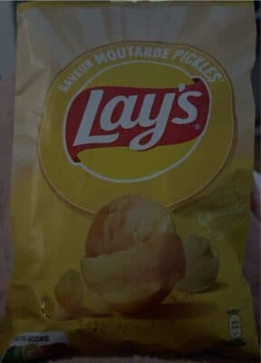 Chips saveur moutarde pickles