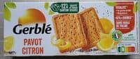 Biscuits pavot citron