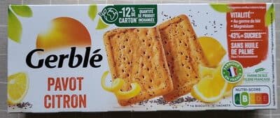 Biscuits pavot citron